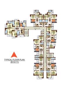 Project Image of 1625.0 - 3005.0 Sq.ft 3 BHK Apartment for buy in Malti Luxuria City