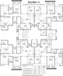 Project Image of 1100 Sq.ft 3 BHK Apartment / Flat for sale in Rahatani for Rs. 12500000