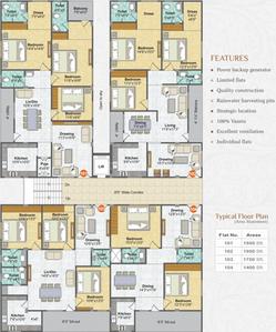 Project Image of 1400.0 - 1950.0 Sq.ft 2 BHK Apartment for buy in Happy Sarojini Happy Homes