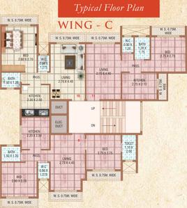 Project Image of 280.0 - 641.0 Sq.ft 1 BHK Apartment for buy in Raj Group India Shree Vaastu