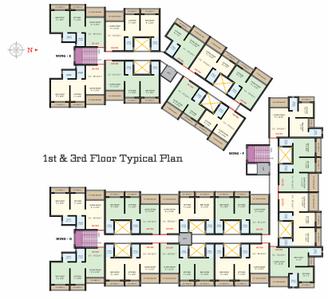 Project Image of 553.0 - 604.0 Sq.ft 1 BHK Apartment for buy in Prayag Greens