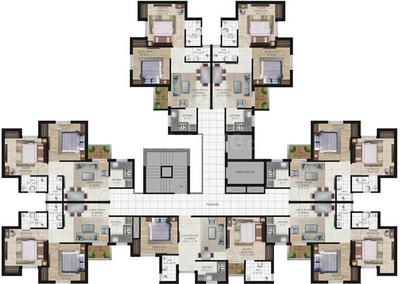 Project Image of 431.0 - 524.0 Sq.ft 2 BHK Apartment for buy in The Love Marwar Phase 2