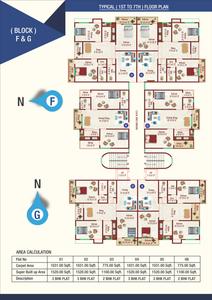 Project Image of 570.0 - 1031.0 Sq.ft 2 BHK Apartment for buy in R N City
