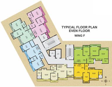 Project Image of 394.0 - 623.0 Sq.ft 1 BHK Apartment for buy in Swastik Epitome Building 2 Phase II 8 To 14 Floors