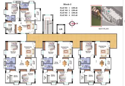 Project Image of 1192.0 - 1899.0 Sq.ft 2 BHK Apartment for buy in Vaishno Heights