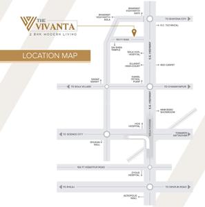 Project Image of 1485 Sq.ft 2 BHK Apartment / Flat for sale in Sola for Rs. 10500000