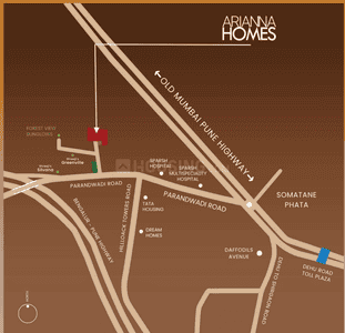 Project Image of 1237 Sq.ft 2 BHK Apartment / Flat for sale in Somatane for Rs. 5800000