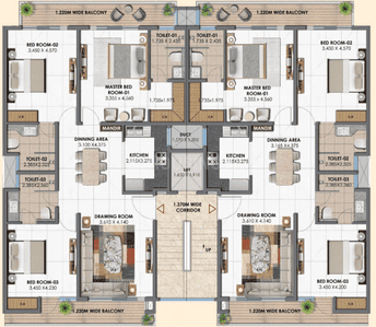 Project Image of 1347.73 - 1520.0 Sq.ft 3 BHK Independent Floor for buy in One Group The Clermont