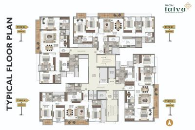 Project Image of 1527.0 - 2078.0 Sq.ft 3 BHK Apartment for buy in Falcon Tatva