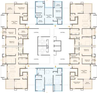 Project Image of 577.81 - 998.68 Sq.ft 2 BHK Apartment for buy in Manas Lake City Phase 1
