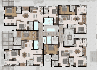 Project Image of 1072.0 - 1640.0 Sq.ft 2 BHK Apartment for buy in JKB Ganpath