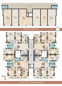 Project Image of 1243.0 - 1646.0 Sq.ft 1 BHK Apartment for buy in CV Darius Paradise Phase II
