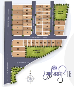 Project Image of 1312.346 - 4956.908 Sq.ft Residential Plot Plot for buy in Saidham Sai Nagri 16