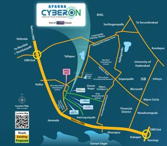 Project Image of 1403.0 - 1880.0 Sq.ft 2.5 BHK Apartment for buy in Aparna Cyberon