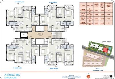Project Image of 860.0 - 1090.0 Sq.ft 2 BHK Apartment for buy in Ajmera Iris