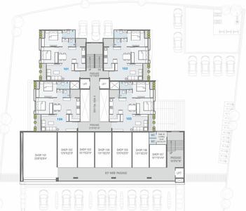 Project Image of 740.13 - 1063.04 Sq.ft 2 BHK Apartment for buy in Param Skylife