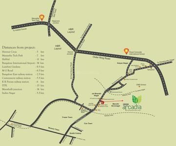 Project Image of 605.0 - 1470.0 Sq.ft 1 BHK Apartment for buy in Ever Arcadia
