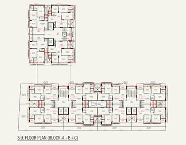 Project Image of 1760 Sq.ft 3 BHK Apartment / Flat for sale in South Bopal for Rs. 11700000