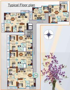 Project Image of 550.0 - 1370.0 Sq.ft 1 BHK Apartment for buy in Sree Nandi Park Residency