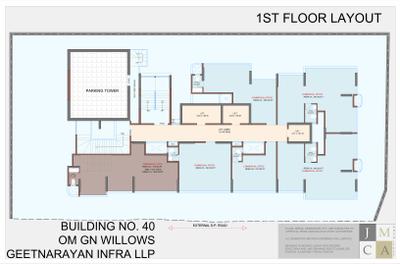 Project Image of 356.0 - 545.0 Sq.ft 1 BHK Apartment for buy in Geetnarayan OM GN Willows