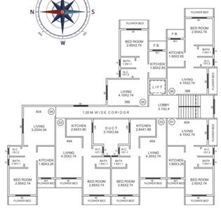 Project Image of 83.42 - 301.6 Sq.ft 1 BHK Apartment for buy in Fortune Imperial