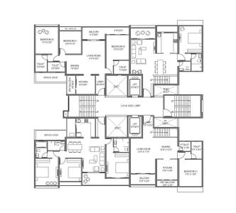 Project Image of 746.0 - 1363.0 Sq.ft 1 BHK Apartment for buy in Mantra Mirari Phase 2