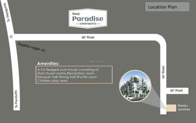 Project Image of 915.0 - 1285.0 Sq.ft 2 BHK Apartment for buy in Sri Balaji Paradise Apartments