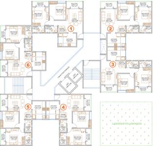 Project Image of 529.69 - 571.03 Sq.ft 2 BHK Apartment for buy in Roshan Milestone Wing H