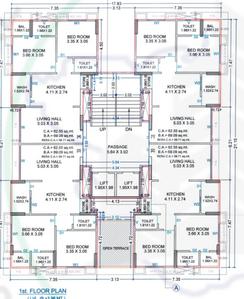 Project Image of 0.0 - 631.95 Sq.ft 2 BHK Apartment for buy in Sankalp Heights