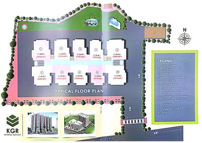 Project Image of 777.0 - 1474.0 Sq.ft 2 BHK Apartment for buy in KGR Walgreen Apartment