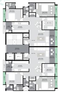 Project Image of 913.96 - 1161.96 Sq.ft 3 BHK Apartment for buy in Shreeji Two