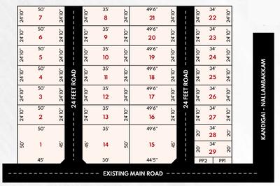 Project Image of 680.0 - 2488.0 Sq.ft Residential Plot Plot for buy in Vikaa Vasantham Nagar