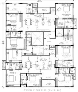 Etica Anantham Etica Anantham Cluster Plan from 2nd to 5th Floor 1