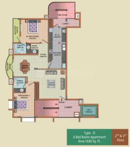 Project Image of 1385.0 - 2308.0 Sq.ft 2 BHK Apartment for buy in SI Amrith Dale Apartments