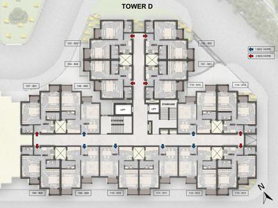 Project Image of 692.0 - 741.0 Sq.ft 1 BHK Apartment for buy in BCD Emprasa