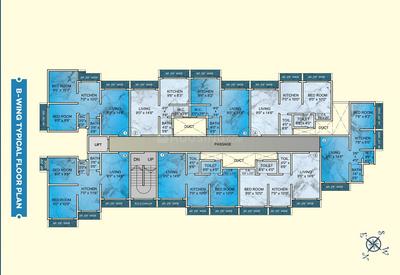 Project Image of 279.97 - 656.6 Sq.ft 1 BHK Apartment for buy in Shantee Skyblue Residency