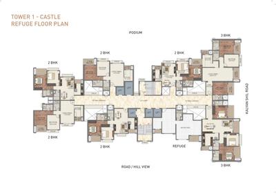 Project Image of 415.49 - 1125.8 Sq.ft 1 BHK Apartment for buy in Paradise Sai World Dreams