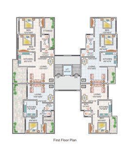 Project Image of 660.04 - 1199.96 Sq.ft 1 BHK Apartment for buy in Kaul Heritage City