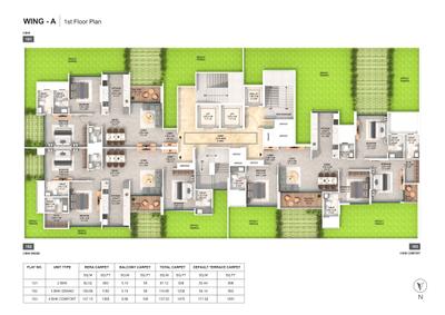 Project Image of 1137.0 - 1608.0 Sq.ft 3 BHK Apartment for buy in Twilight