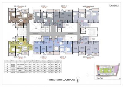 Project Image of 631.42 - 1087.0 Sq.ft 2 BHK Apartment for buy in Kohinoor Central Park Phase 1