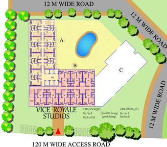 Project Image of 515.0 - 995.0 Sq.ft 1 BHK Apartment for buy in Ajnara Vice Royale