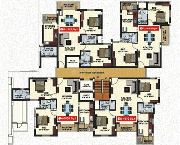 Project Image of 955.0 - 1385.0 Sq.ft 2 BHK Apartment for buy in Jamals Caladium