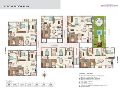 Project Image of 1200.0 - 1750.0 Sq.ft 2 BHK Apartment for buy in Vinayakas Serene Meadows