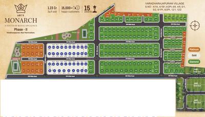 Project Image of 590.0 - 1354.0 Sq.ft Residential Plot Plot for buy in ABI Monarch Phase II