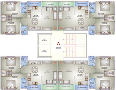 Project Image of 13164.26 - 13777.81 Sq.ft 2 BHK Apartment for buy in Harsh Builcorp Vacanza Homes