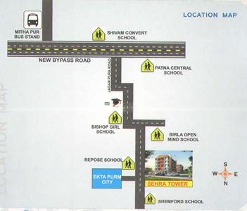Project Image of 1102.5 - 1265.0 Sq.ft 2 BHK Apartment for buy in Sehra Tower