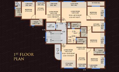 Project Image of 392.0 - 680.0 Sq.ft 1 BHK Apartment for buy in Shree Vasant Vihar