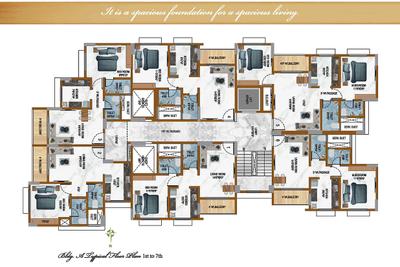 Project Image of 398.26 - 559.72 Sq.ft 1 BHK Apartment for buy in Amber Elite