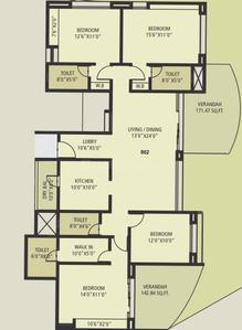 Project Image of 2019.0 - 5047.0 Sq.ft 3 BHK Apartment for buy in Guardian The Palladium