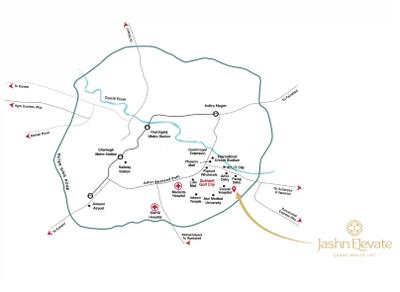 Project Image of 1011.0 - 1221.0 Sq.ft 3 BHK Apartment for buy in Jashn Elevate Phase 3